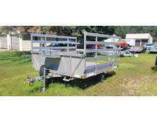 2003 7.5 x 8 Newman Sled Bed Alum Deck at S and S Trailer Sales STOCK# 2703