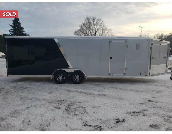 2021 7x29 Discovery Aero-Lite SE  Snowmobile Trailer at S and S Trailer Sales STOCK# 2963 Exterior Photo