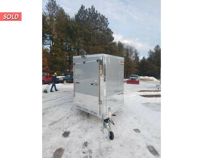 2021 7x29 Discovery Aero-Lite SE 6' interior height Snowmobile Trailer at S and S Trailer Sales STOCK# 2963A Photo 2