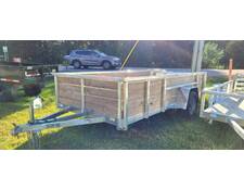 2022 74x12 Quality Steel & Alum Utility Deluxe Trailer utility at S and S Trailer Sales STOCK# 3222